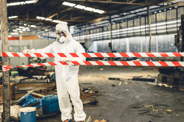 Professional Crime Scene Cleanup technician working in Farmville, VA